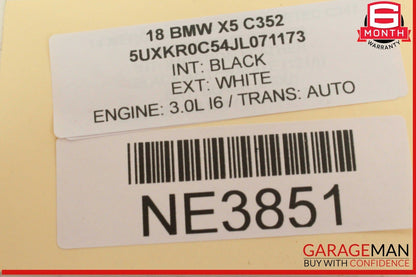 14-18 BMW X5 F15 Front Right Passenger Side Power Seat Adjust Control Switch OEM