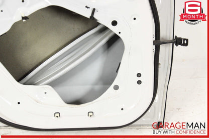 14-18 BMW X5 Rear Left Driver Side Door Shell Panel White OEM