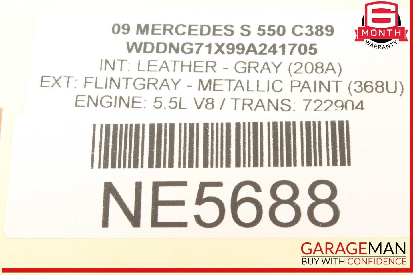 07-14 Mercedes W221 S550 ESP Parking Assist Suspension Control Switch OEM