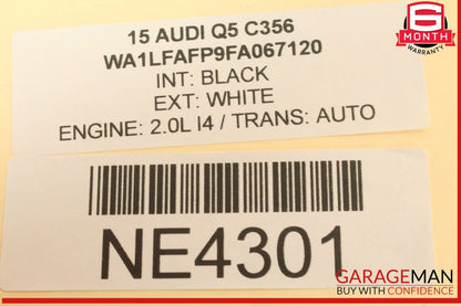 09-18 Audi Q5 Rear Right Passenger Side Suspension Lower Control Arm OEM