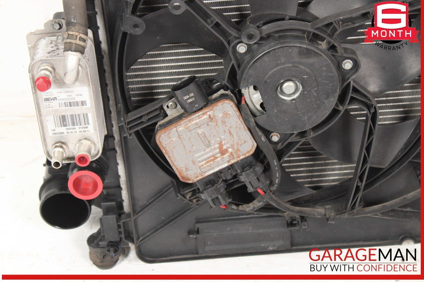 12-17 Range Rover Evoque 2.0L Engine Radiator A/C Condenser Assembly OEM