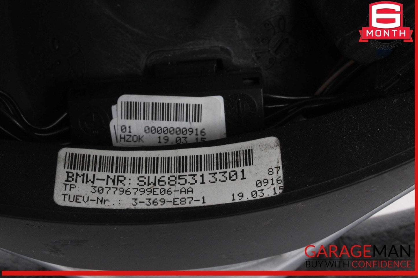 12-15 BMW X1 3 Spoke Leather Steering Wheel