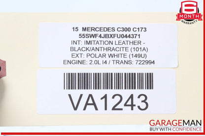 15-20 Mercedes W205 C300 C350e Right Side Exterior Door Handle Keyless Go OEM