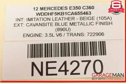 10-16 Mercedes W212 E350 E250 Front Left Side Spindle Knuckle Wheel Hub OEM