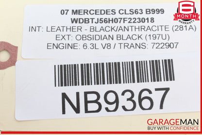 06-11 Mercedes W219 CLS63 AMG CLS500 Front Right Bumper Headlight Bracket OEM