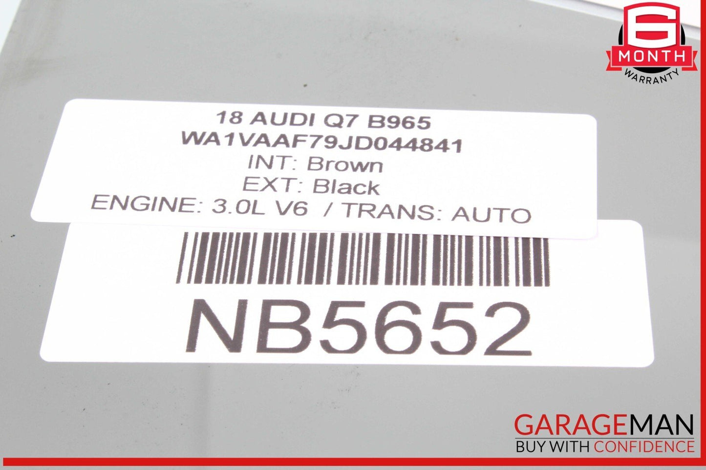 17-24 Audi Q7 Front Right Passenger Side Door Window Glass 4M0845022 OEM
