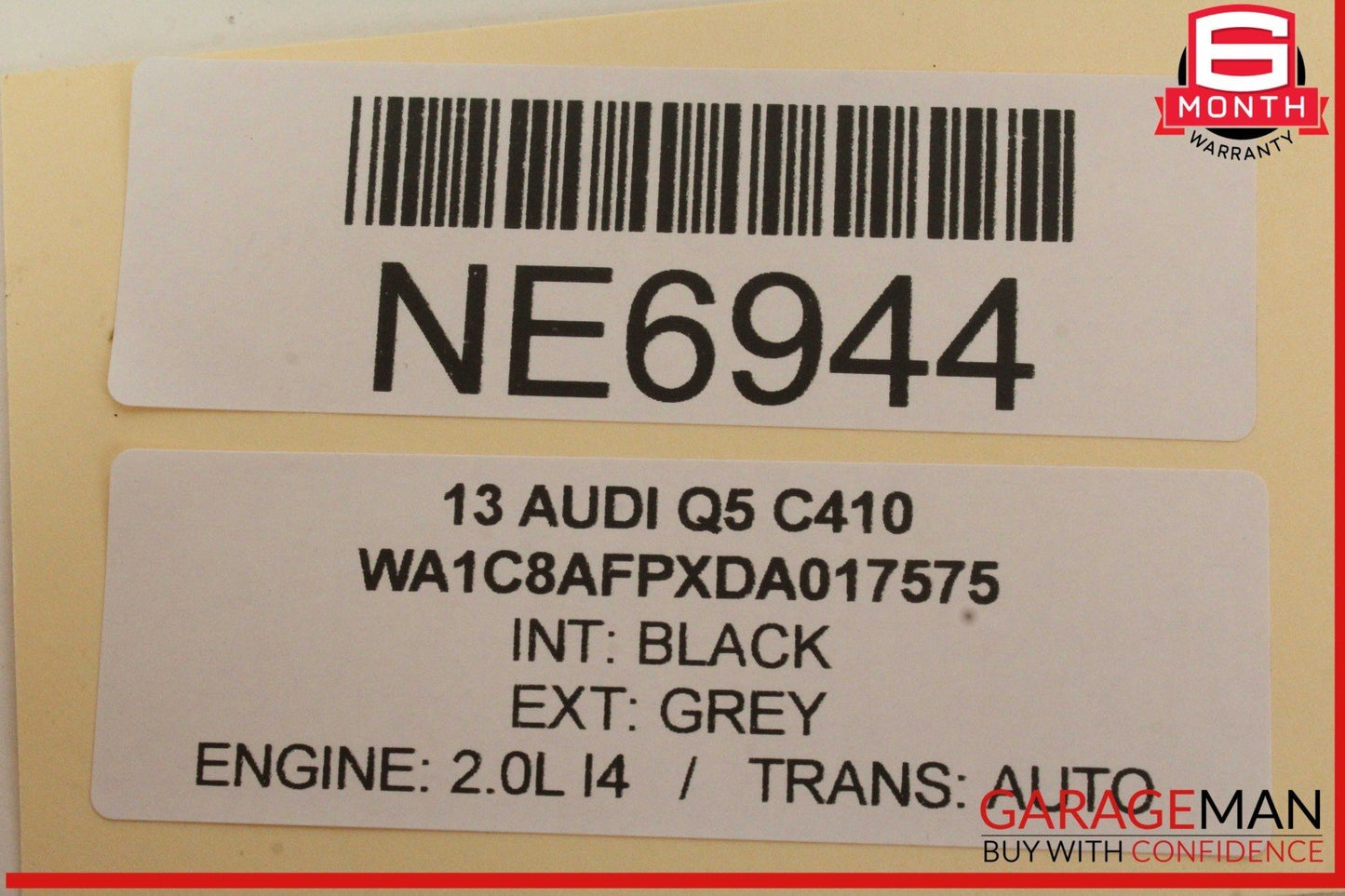 09-18 Audi Q5 SQ5 Front Right Side Window Regulator Motor 8K0959802B OEM