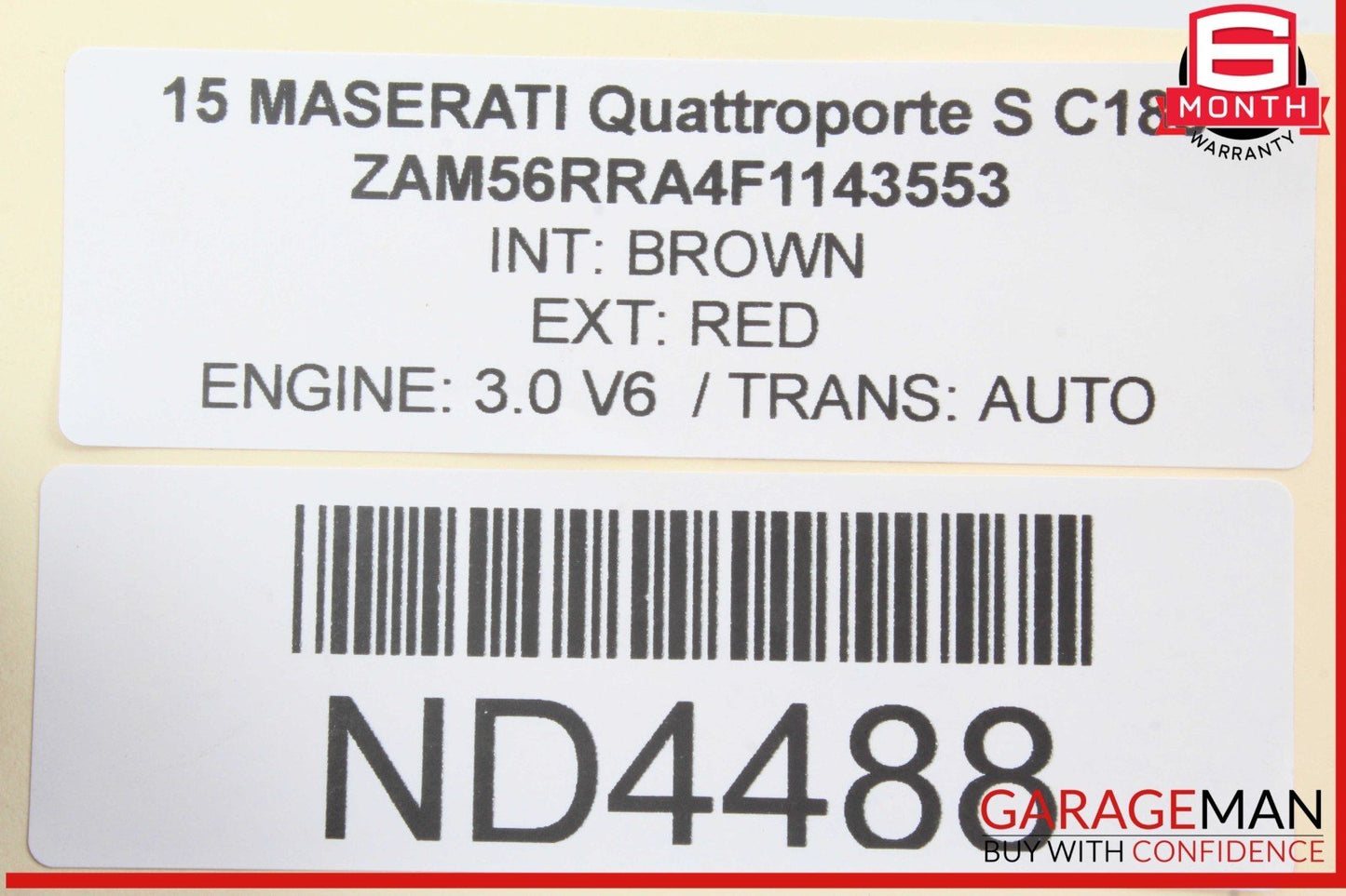 14-17 Maserati Quattroporte S Rear Right Passenger Side Spindle Knuckle Hub OEM
