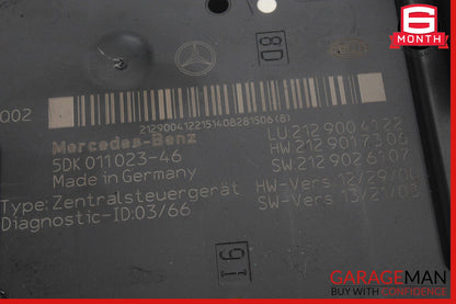 15-18 Mercedes W212 E350 Rear SAM Module Relay Fuse Box OEM