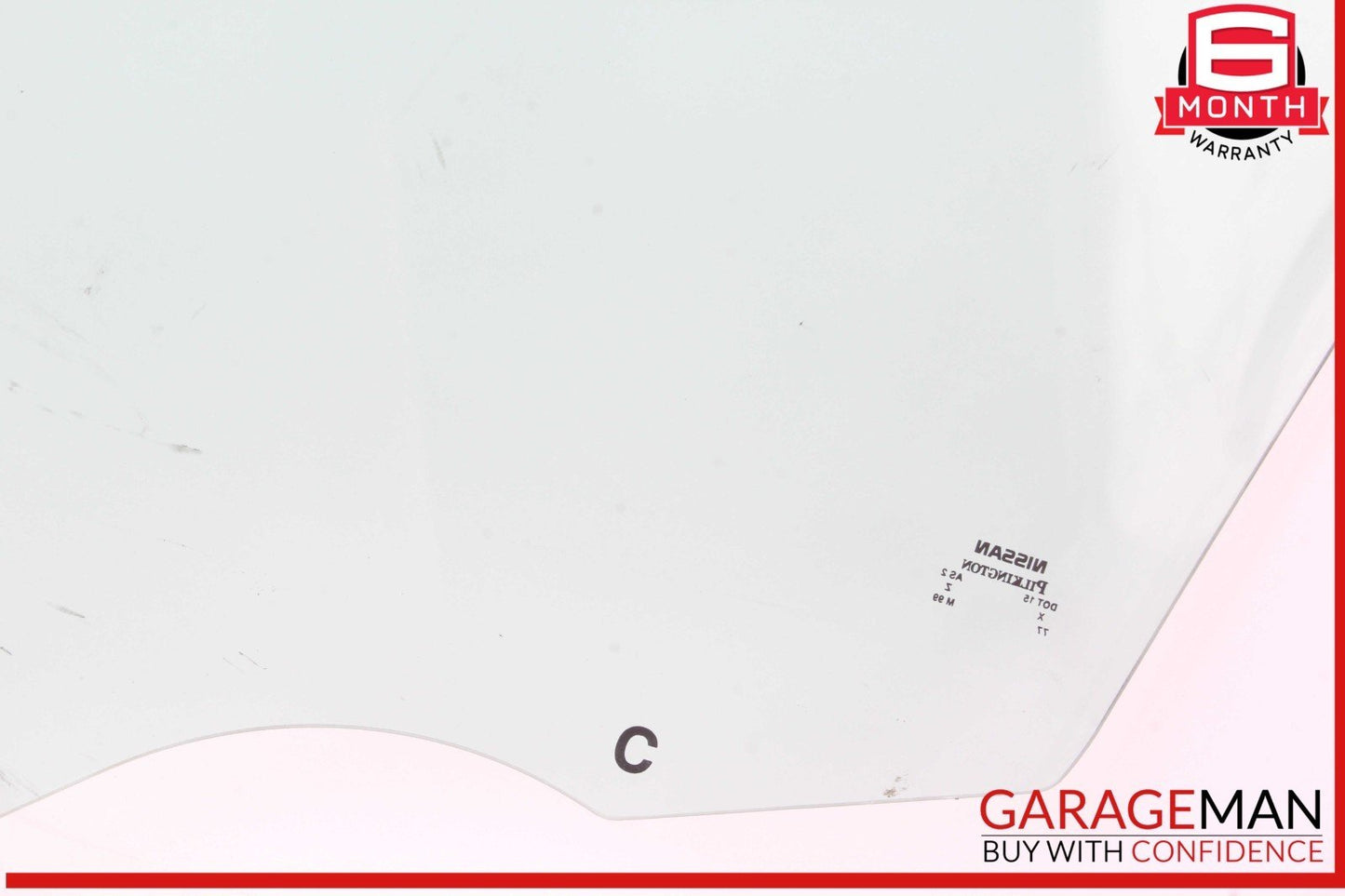 13-24 Nissan Leaf Front Right Passenger Side Door Window Glass 803003NF0A OEM