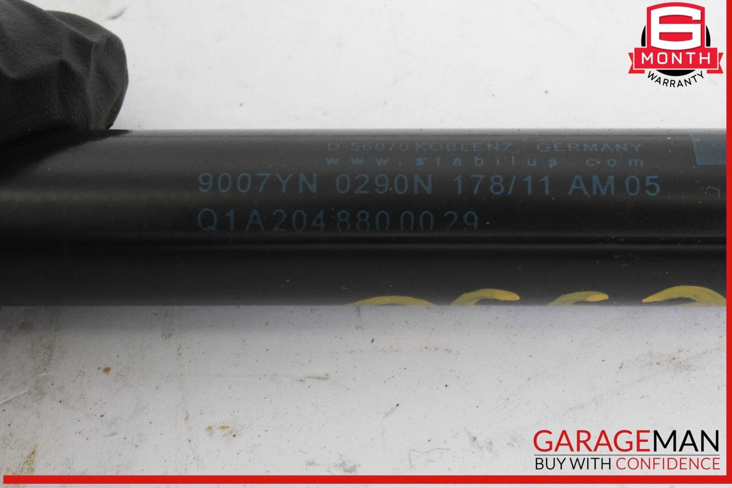 10-16 Mercedes W212 E350 Bluetec Front Left and Right Hood Shock Strut Set of 2