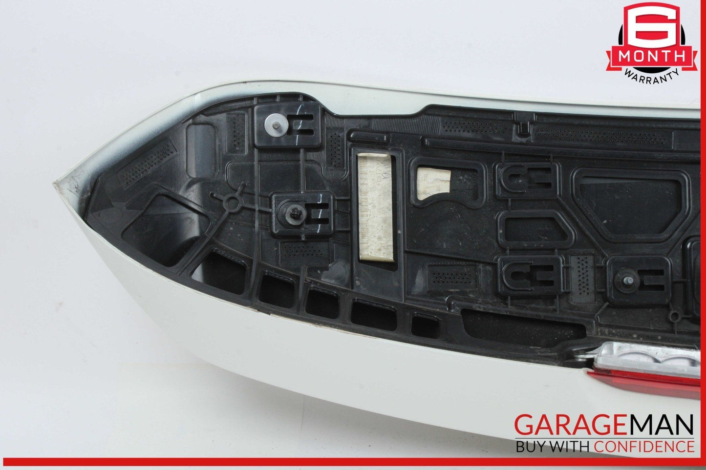 13-14 Mercedes X166 GL450 GL550 Trunk Lid Molding Trim Spoiler Wing White OEM