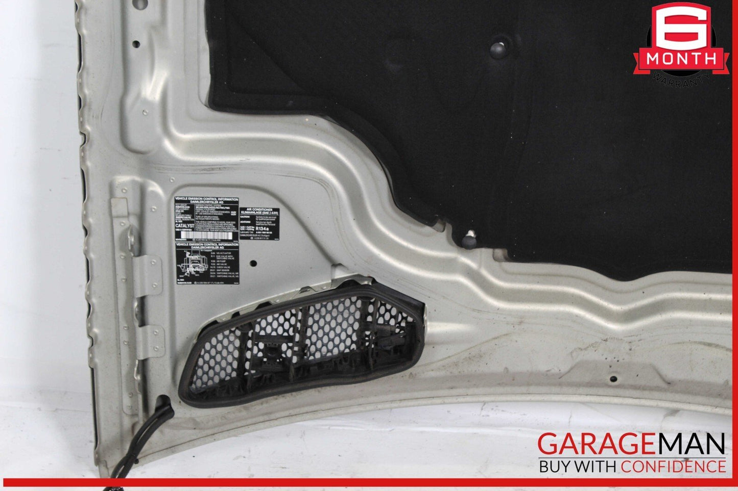 03-08 Mercedes R230 SL550 SL500 Front Hood Bonnet Vent Cover Assembly OEM
