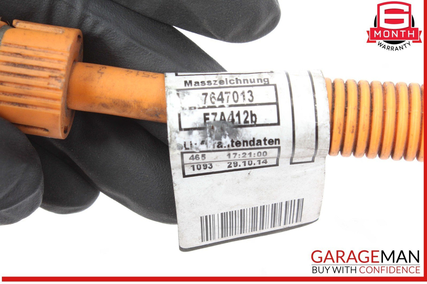 14-21 BMW i3 I01 Hybrid Engine High Voltage Wire Harness Cable 7647012 OEM