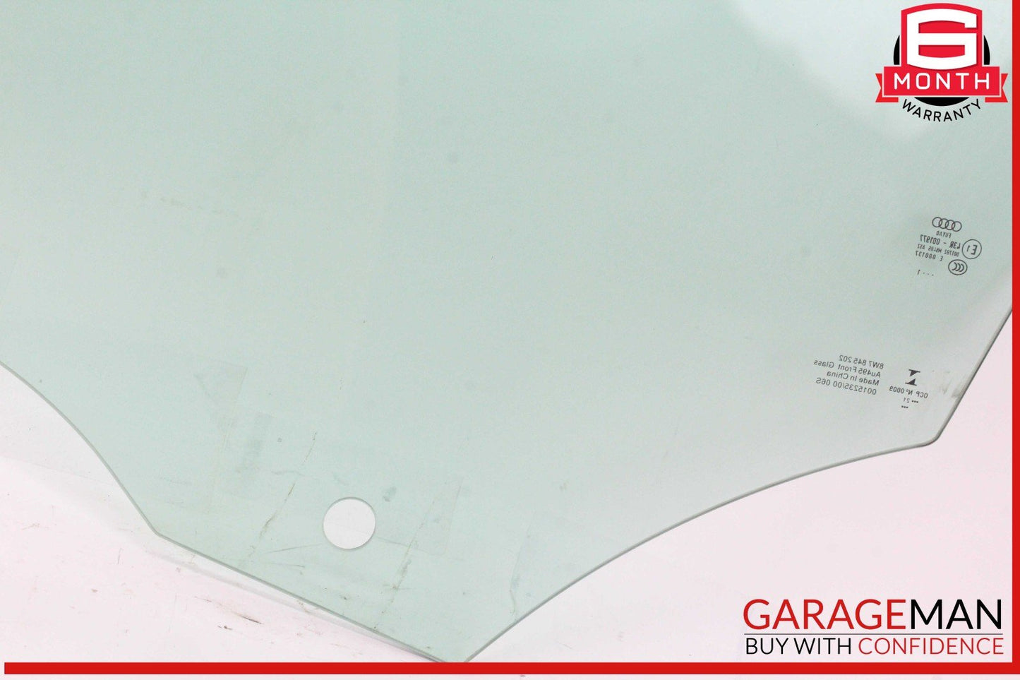 18-23 Audi S5 Front Right Passenger Side Door Window Glass OEM