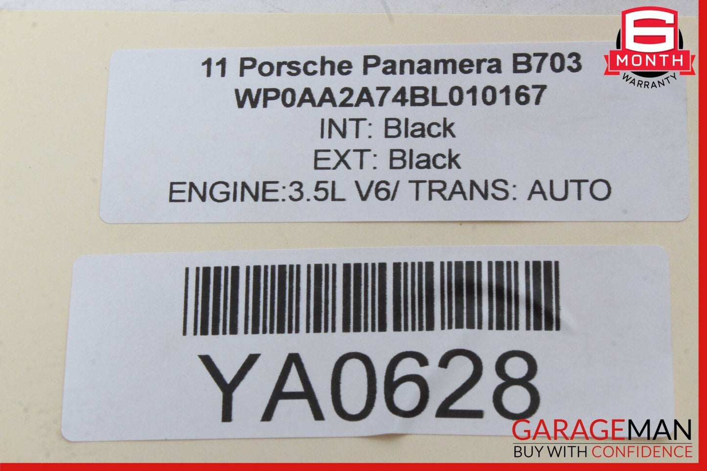10-16 Porsche Panamera 970 4S GTS Turbo S Dashboard Dash Trim Set of 3 OEM