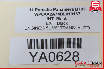 10-16 Porsche Panamera 970 4S GTS Turbo S Dashboard Dash Trim Set of 3 OEM