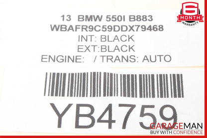 08-17 BMW 550i 650i Right or Left Side Turbocharger Garrett OEM