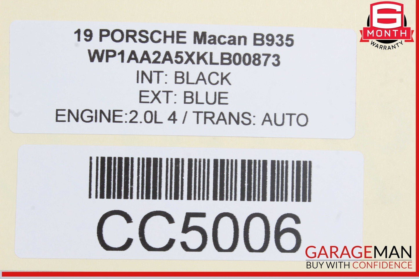 15-24 Porsche Macan 95B 2.0L Rear Differential Diff Axle Carrier OEM