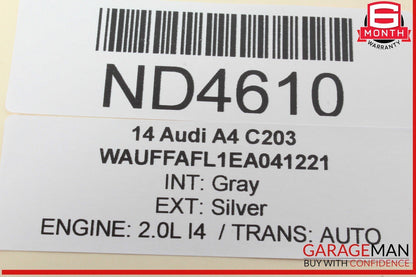 13-16 Audi A4 Rear Interior Upper Reading Dome Light 8T0947111 OEM
