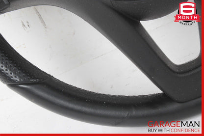 15-18 Mercedes W205 C300 GLC300 Steering Wheel Black w/ Paddle Shifters Assy OEM