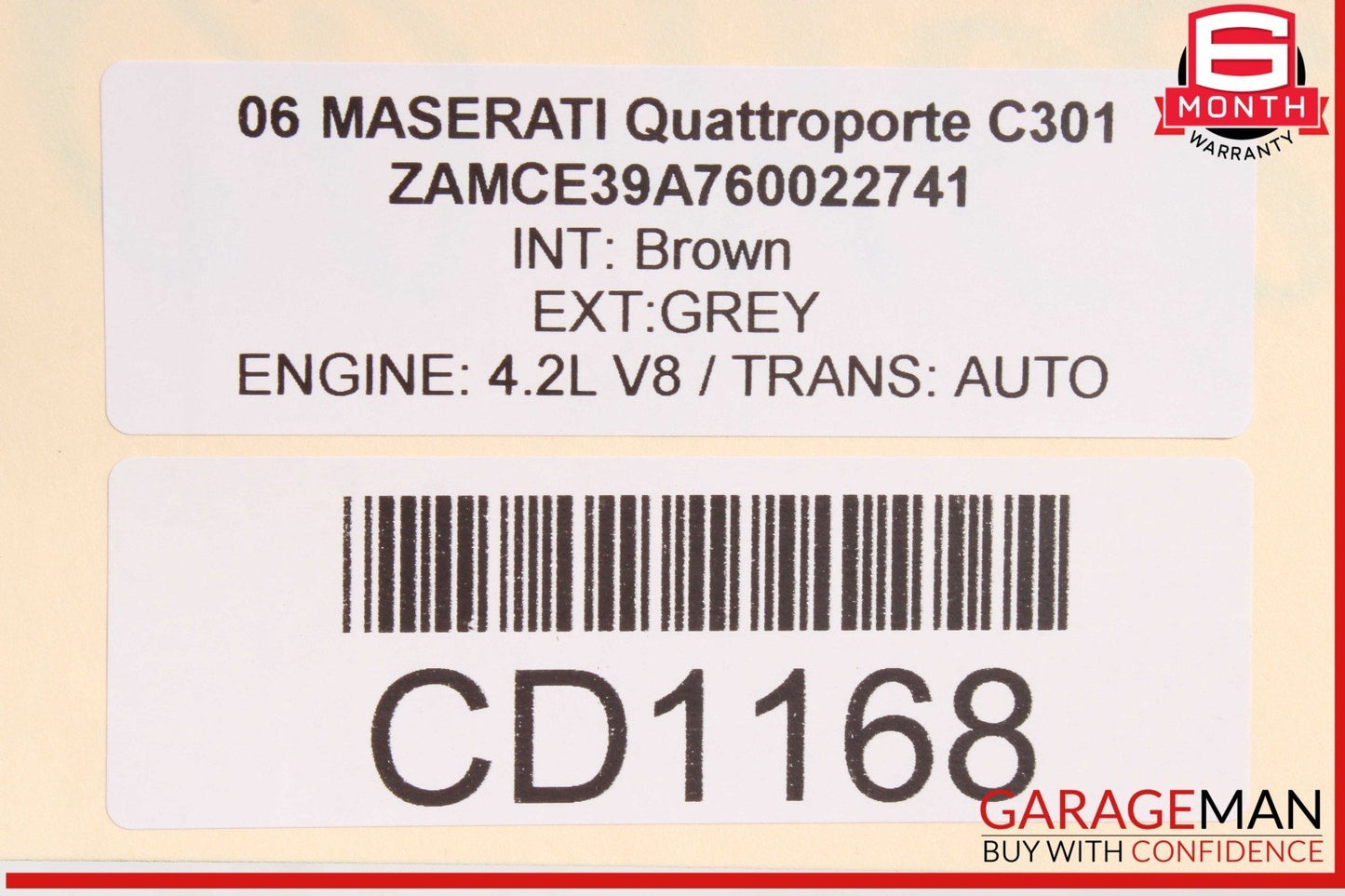 03-13 Maserati Quattroporte M139 Left Driver Side Fender Panel Assembly OEM