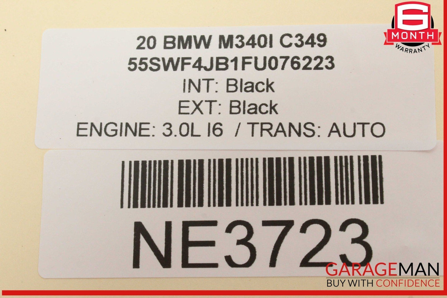 19-24 BMW M340i G20 Sunroof Sun Roof Moonroof Moon Roof Motor 9929003888 OEM
