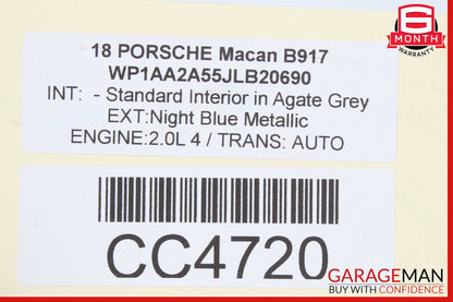15-18 Porsche Macan 95B 2.0L Rear Differential Diff Axle Carrier OEM