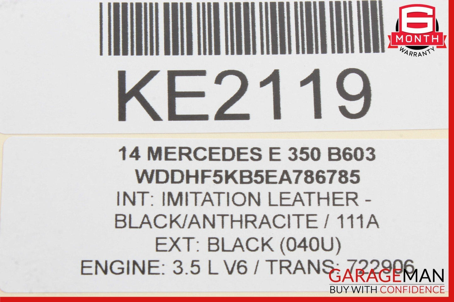 14-18 Mercedes CLS550 E350 Power Brake Booster Master Cylinder Reservoir Assy