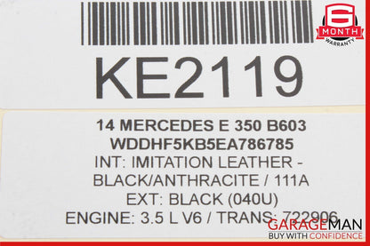 14-18 Mercedes CLS550 E350 Power Brake Booster Master Cylinder Reservoir Assy