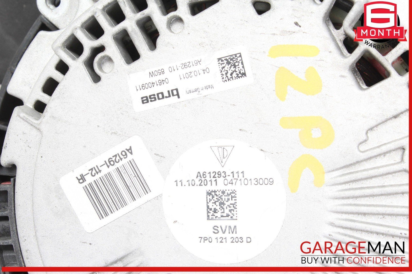 11-18 Porsche Cayenne 958 Engine Cooling Fan 7P0121203D OEM