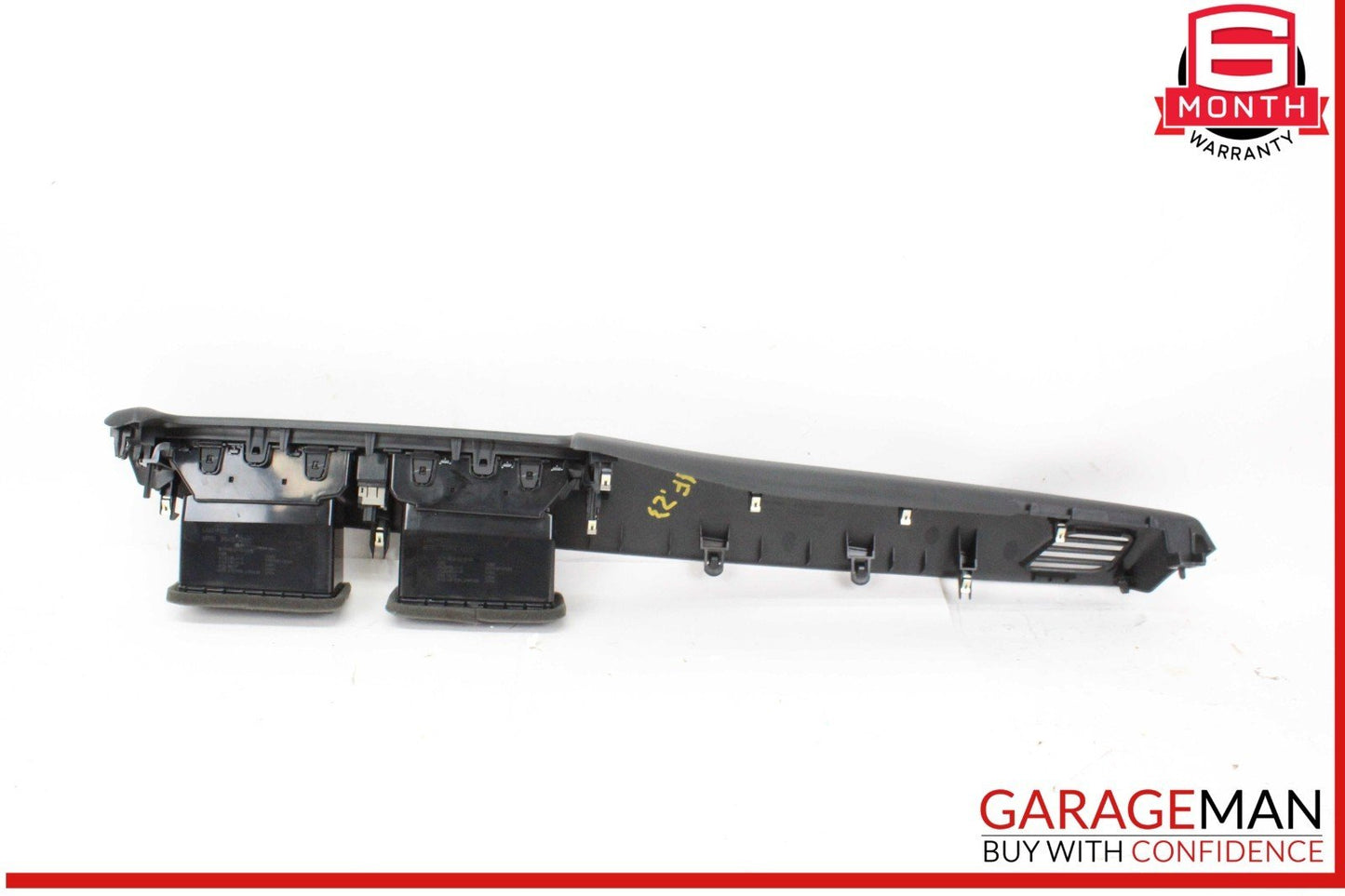 18-24 Nissan Leaf Front Right Side Dash Trim Panel w/ AC A/C Air Vent Grille OEM