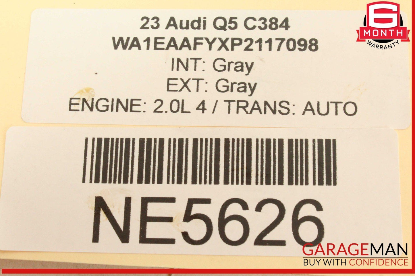 18-24 Audi Q5 2.0L Engine Turbocharger Turbo Charger 06N145722A OEM