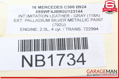 15-20 Mercedes W205 C300 C400 Rear Right or Left Lower Rearward Control Arm OEM