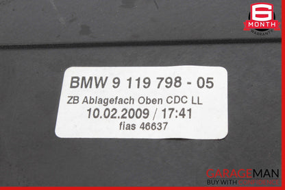 09-15 BMW 750i 750Li Dash DVD Changer Housing Panel Wood Trim Cover OEM