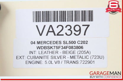 03-12 Mercedes R230 SL500 SL55 AMG Front Left SAM Fuse Box Control Module OEM