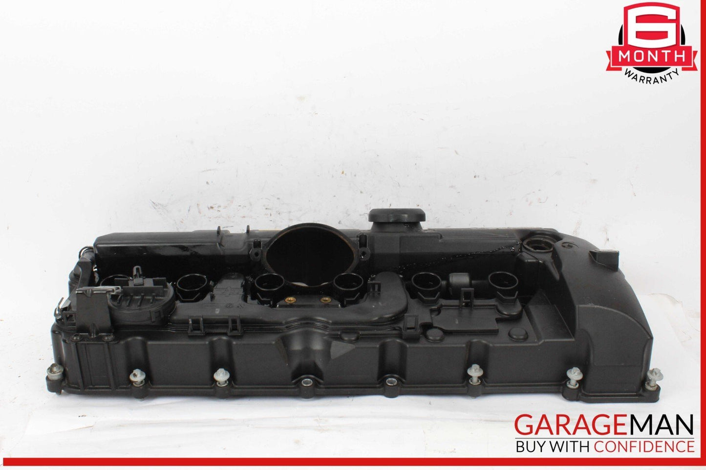 07-13 BMW X3 X5 F25 Engine Valve Cover Black 7552281 OEM