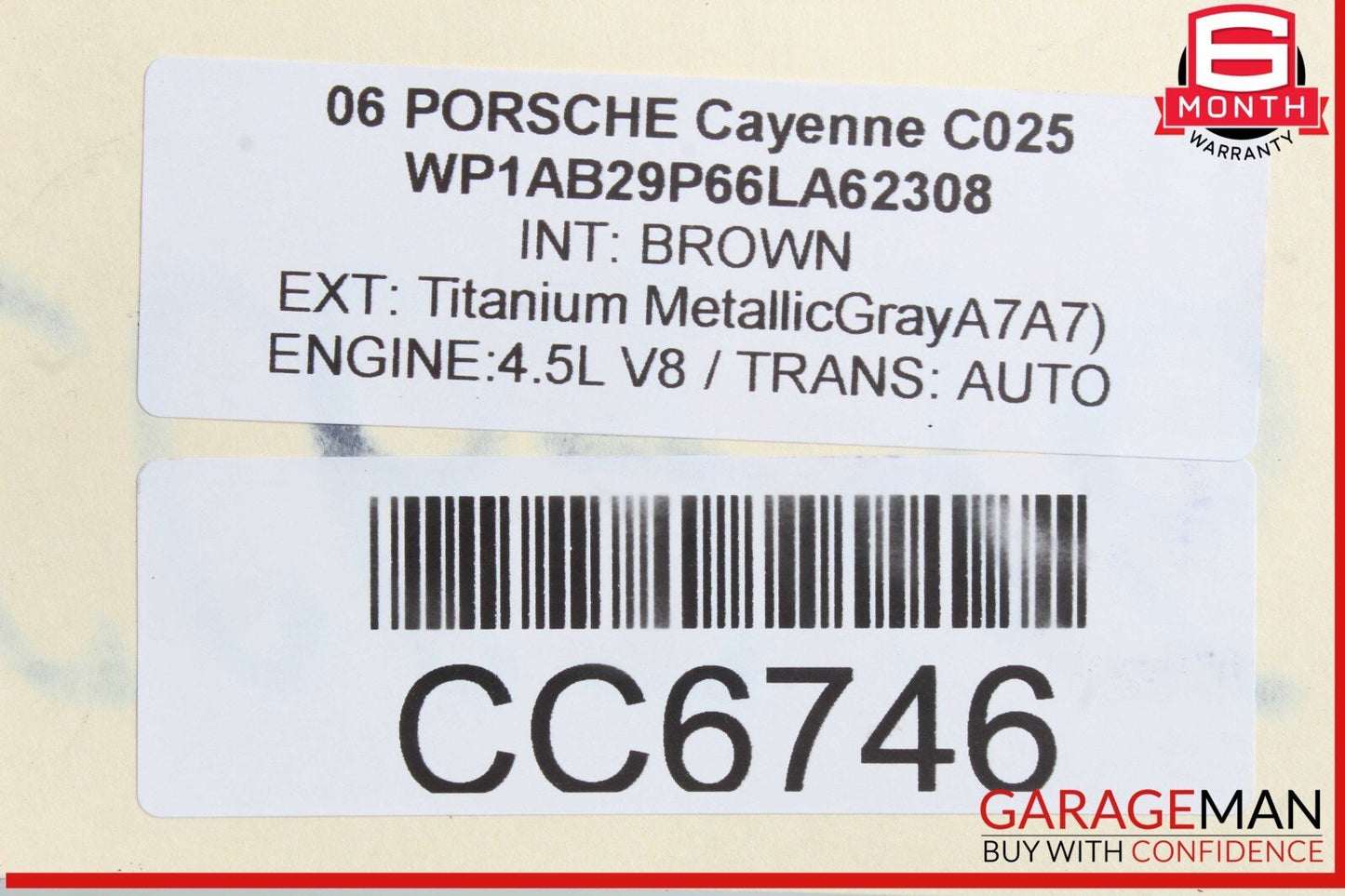 03-06 Porsche Cayenne 955 S 4.5L V8 Rear Diff Differential Axle Carrier Assy OEM