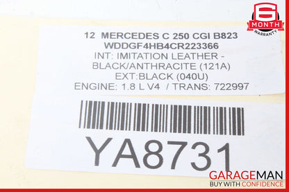 08-14 Mercedes W204 C250 C300 Radiator Coolant Overflow Tank Reservoir OEM
