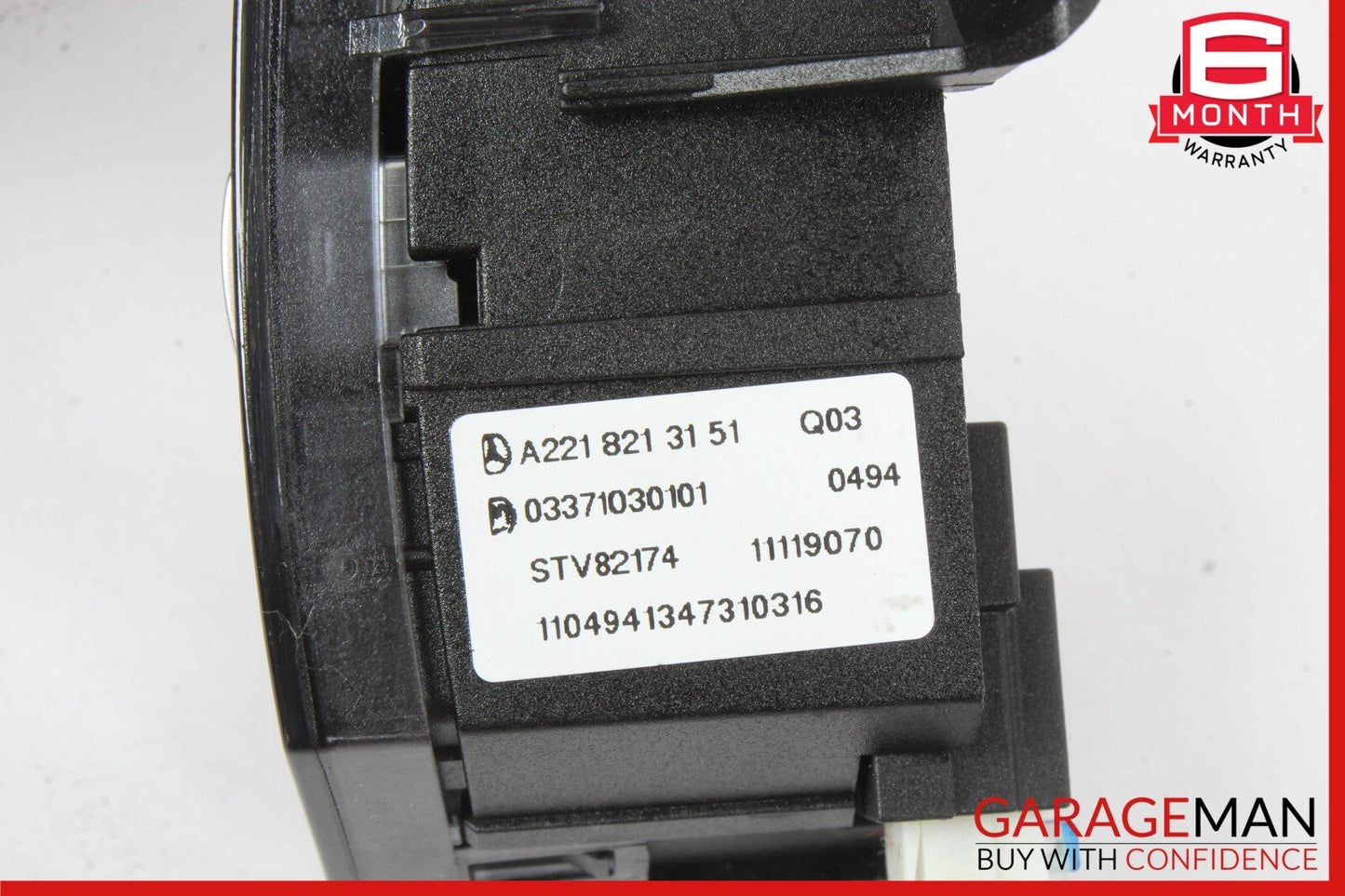 07-14 Mercedes W221 S550 CL600 CL63 AMG Front Right Side Seat Control Switch Set