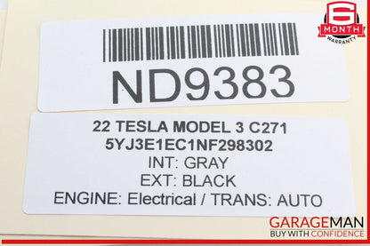 17-23 Tesla Model 3 Front Right Passenger Side Dash Knee Airbag Air Bag OEM