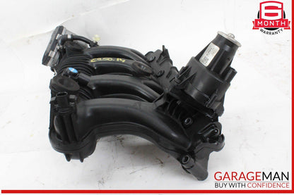 10-16 Mercedes W204 C250 Intake Manifold Assembly w/ Valve Motor & Throttle Body
