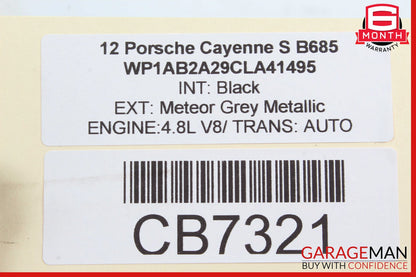 11-17 Porsche Cayenne 958 Rear Right Passenger Side Lower Control Arm OEM