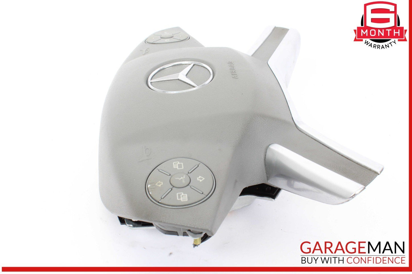 09-13 Mercedes W164 ML350 4MATIC ML550 Steering Wheel Airbag Air Bag Gray OEM