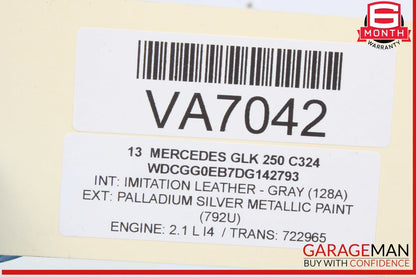 13-15 Mercedes X204 GLK250 Oil Filter Housing Assembly w/ Radiator Bracket OEM