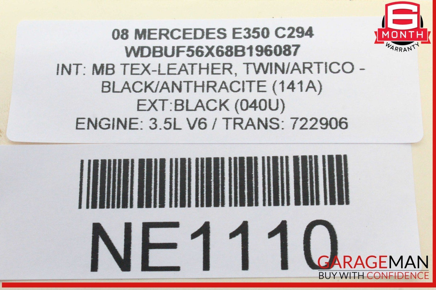 05-12 Mercedes W211 E350 C230 R350 Engine Motor Coolant Water Pump Assembly OEM