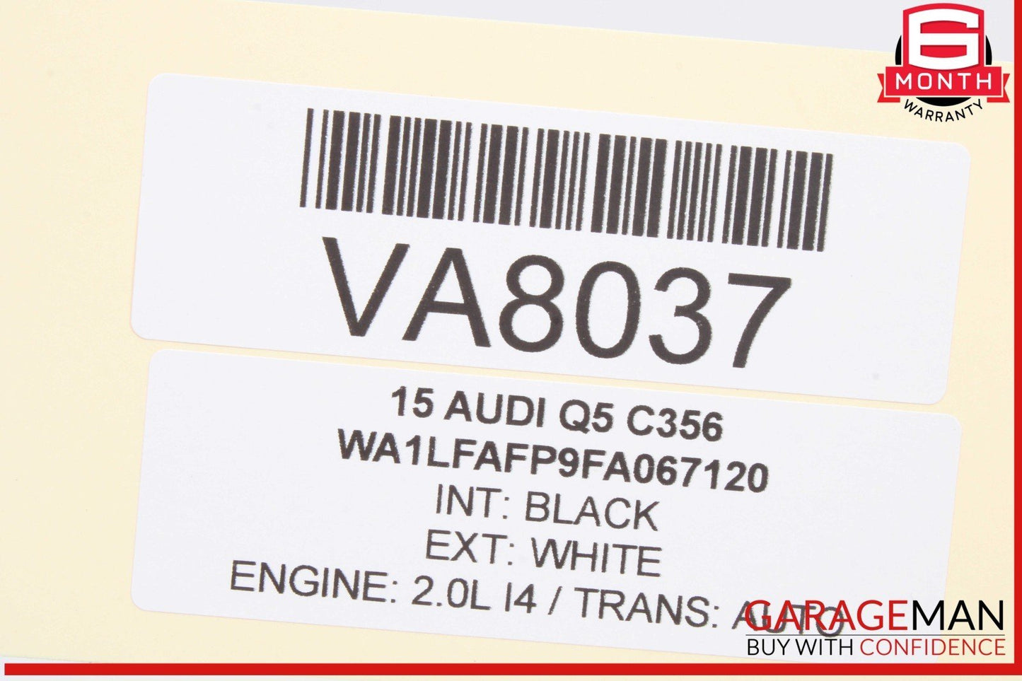 13-16 Audi Q5 SQ5 A4 S4 Front Upper Overhead Dome Reading Light Lamp 8T0947135BM