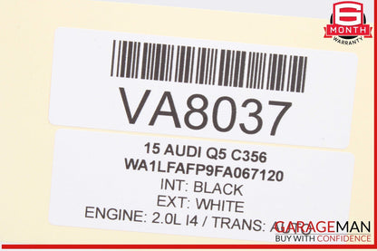 13-16 Audi Q5 SQ5 A4 S4 Front Upper Overhead Dome Reading Light Lamp 8T0947135BM