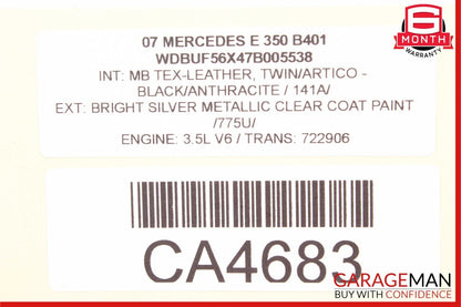 07-09 Mercedes W211 E350 E500 Front Right & Left Side Door Audio Sound Speakers