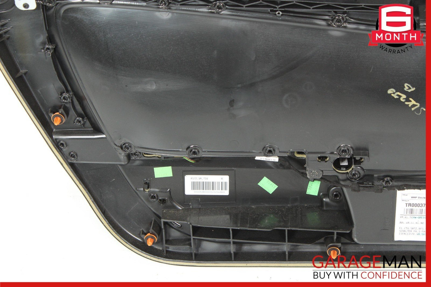 12-16 Mercedes R172 SLK250 SLK300 Front Right Interior Door Panel Black OEM